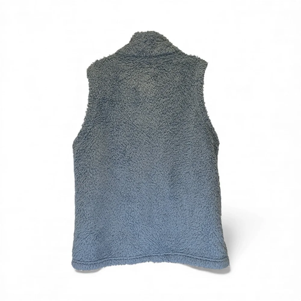Patagonia Los Gatos Blue Fleece Vest Girls size XL (14)
